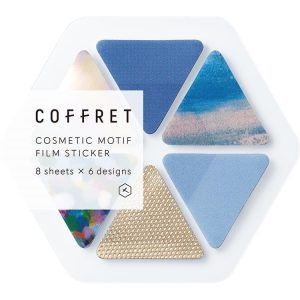 KING JIM | Pegatinas Coffret COSMETIC MOTIF - Triangle Horizon Blue