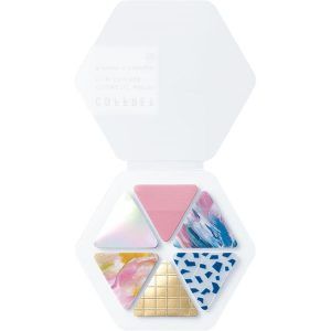 KING JIM | Pegatinas Coffret COSMETIC MOTIF - Triangle Pink Float
