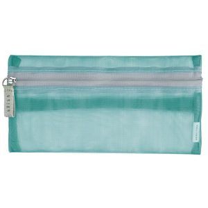 KOKUYO | Estuche malla Slish - Emerald Green