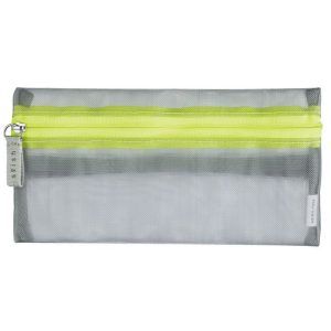 KOKUYO | Estuche malla Slish - Silver grey