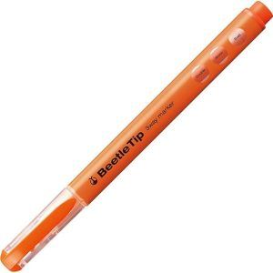 KOKUYO | Subrayador Doble Punta BEETLE Tip 3 Way - Naranja