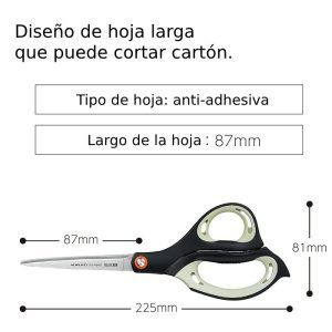 KOKUYO | Tijeras de acero inoxidable AIRO FIT - Naranja