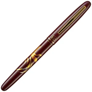 KURETAKE | Pluma Fude Pen URUSHI - MAKI-E Fénix Rojo