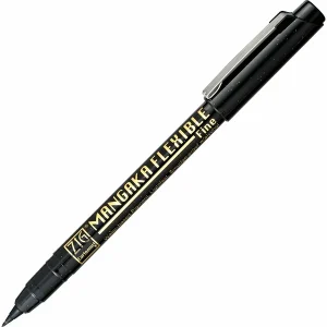 KURETAKE | Brush Pen ZIG Cartoonist MANGAKA - Black Fine