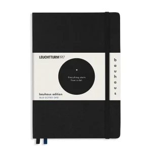 LEUCHTTURM1917 | Cuaderno A5 Malla Puntos MEDIUM - BAUHAUS - Negro