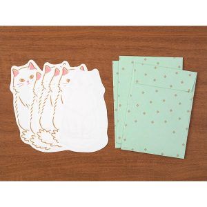 MIDORI | Set de Cartas y Sobres LETTER 924 - Gato