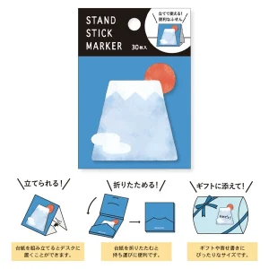 MIND WAVE | Notas adhesivas Stand Stick Marker - Monte Fuji