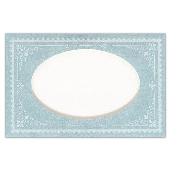 NB CO. | Set Mini Tarjetas y Sobres Troquelados (4) ANTIK PIAC - Blue - Imagen 4