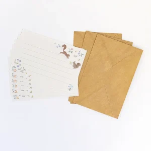 NB CO. | Set de Cartas (6) y Sobres (3) A6 MICHIKUSA - Noix