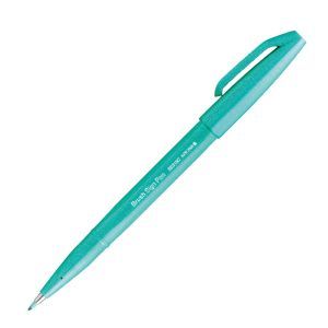 PENTEL | Brush Pen Fude Touch Sign - Verde esmeralda