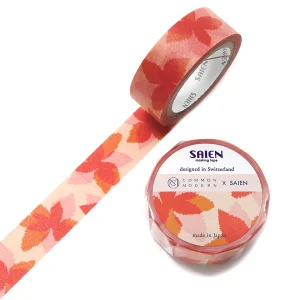 SAIEN | Masking Tape 15 mm x 7 m COMMON MODERN - Forest Floor 1