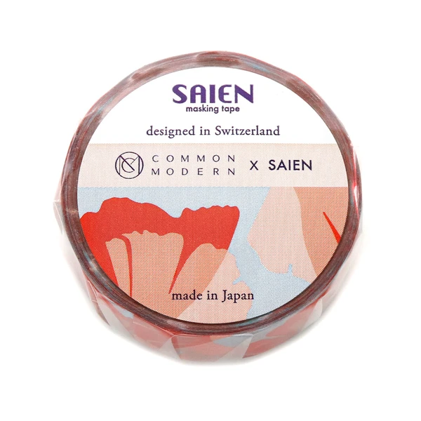 SAIEN | Masking Tape 15 mm x 7 m COMMON MODERN - Ginko Pop Valencia - Imagen 2