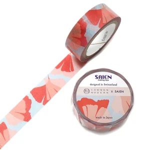 SAIEN | Masking Tape 15 mm x 7 m COMMON MODERN - Ginko Pop Valencia