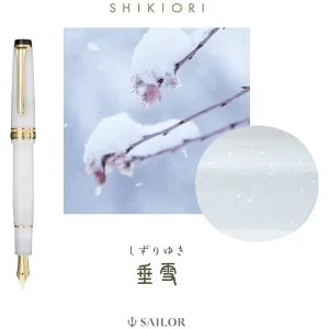SAILOR | Pluma Estilográfica Pro Gear Slim - ORO 14 K - Shikiori Shizuriyuki