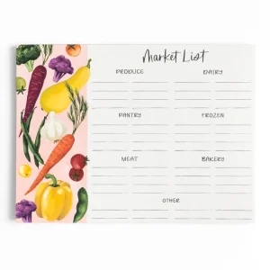 1CANOE2 | Bloc Lista Compra A5 Market list - In the garden