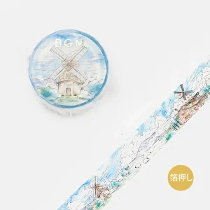 BGM | Masking Tape 20 mm x 5 m CITY OF - Windmills