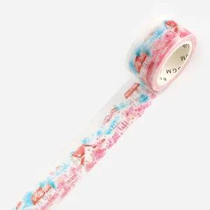 BGM | Masking Tape 20 mm x 5 m WATERCOLOR TOWN - Holiday house
