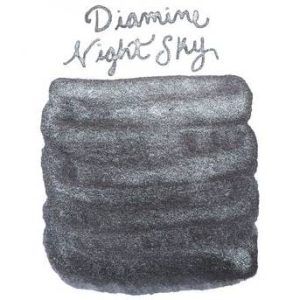 DIAMINE | Tintero Vidrio 50 ml - Shimmering Night Sky