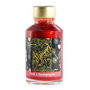 DIAMINE | Tintero Vidrio 50 ml - Shimmering Pink Champagne