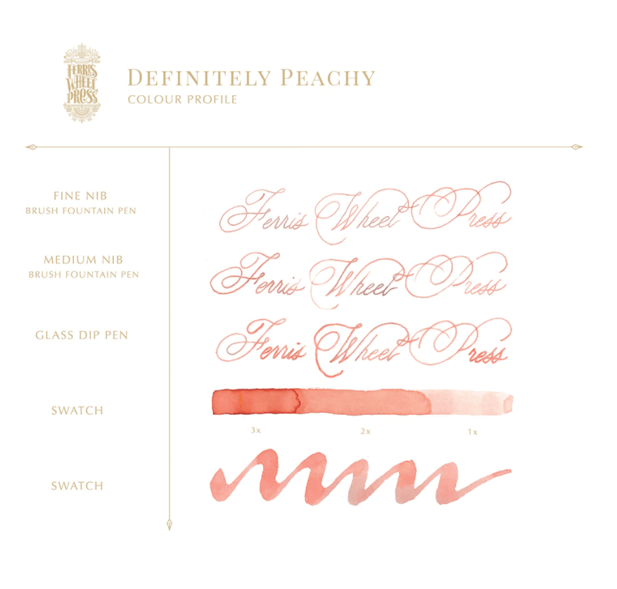 FERRIS WHEEL PRESS | Tintero Vidrio 85 ml - EVERYDAY Definitely Peachy - Imagen 3