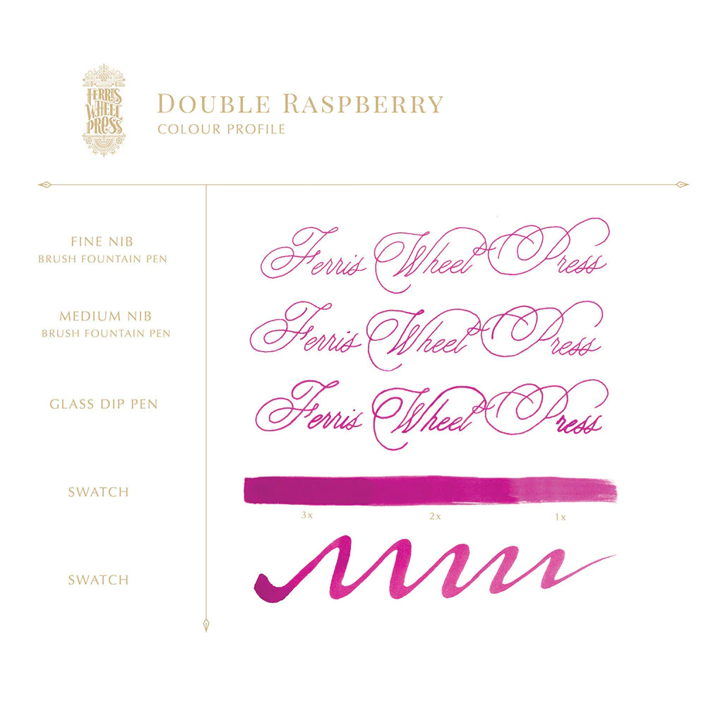 FERRIS WHEEL PRESS | Tintero Vidrio 38 ml - EVERYDAY Double Raspberry - Imagen 3