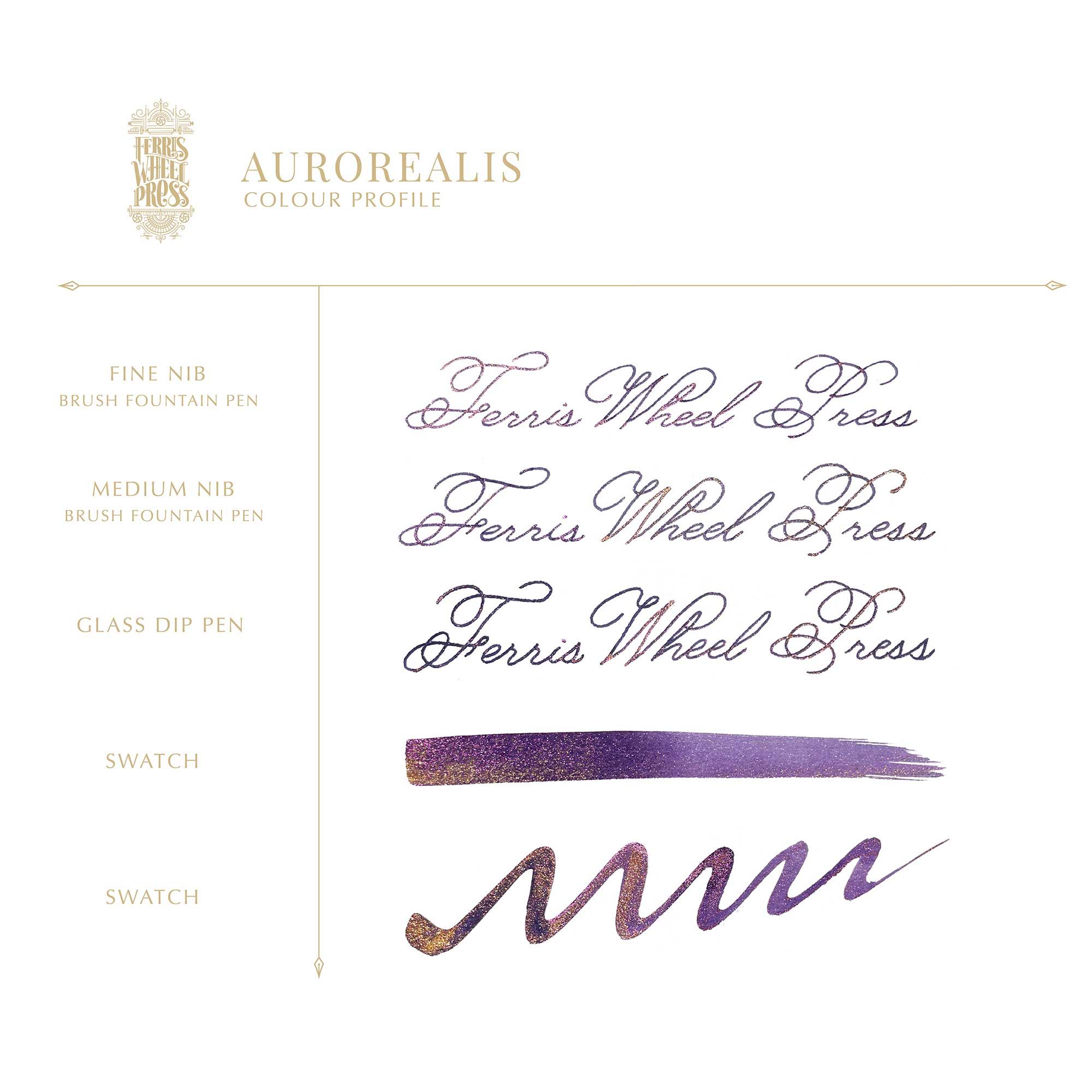 FERRIS WHEEL PRESS | Tintero Vidrio 38 ml - SHIMMER Aurorealis - Imagen 3