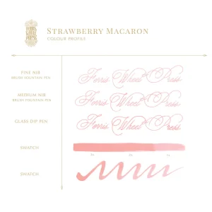 FERRIS WHEEL PRESS | Tintero Vidrio 38 ml - EVERYDAY Strawberry Macaron