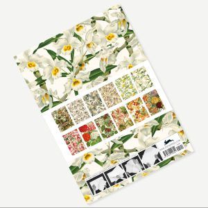 THE PEPIN PRESS | Libro 12 Pliegos Ilustrados 50x70 cm - Flower Prints