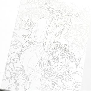 THE PEPIN PRESS | Libro postales A6 para acuarela - Alphonse Mucha