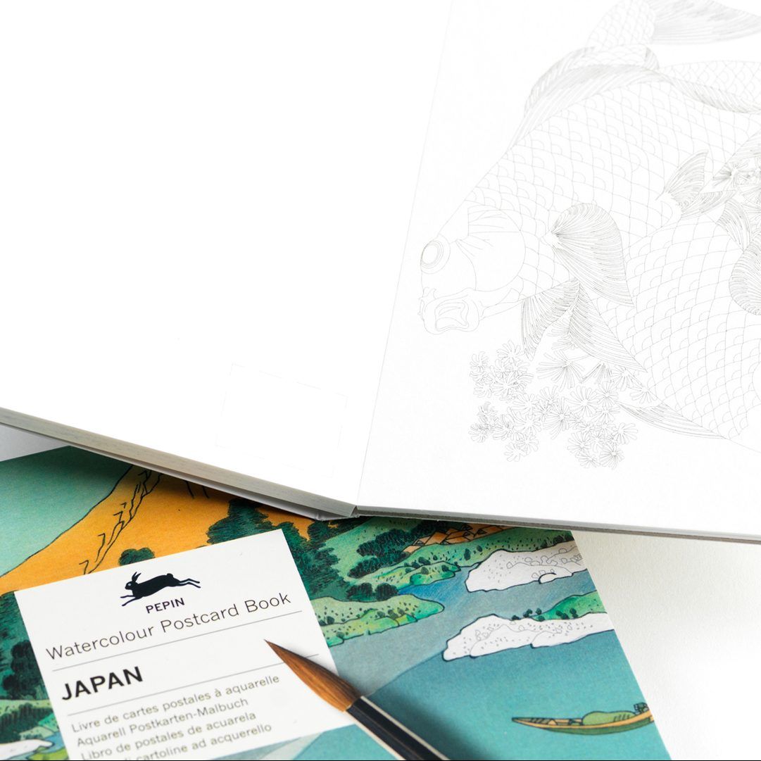 THE PEPIN PRESS | Libro postales A6 para acuarela - Japan - Imagen 2