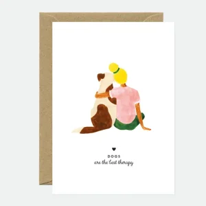 ALL THE WAYS TO SAY | Tarjeta de Felicitación con sobre - Dog Therapy