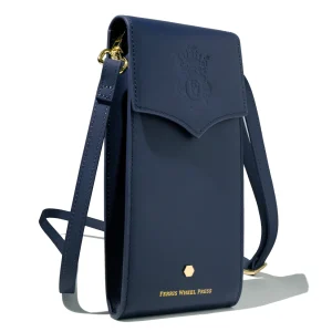 FERRIS WHEEL PRESS | Estuche Leather Collection - The Pendant Purse - Navy