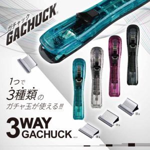 OHTO | Grapadora de Clips 3-Way GACHUCK - Pink