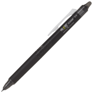 PILOT | Bolígrafo Borrable 0.5 mm FRIXION POINT CLICKER – Negro