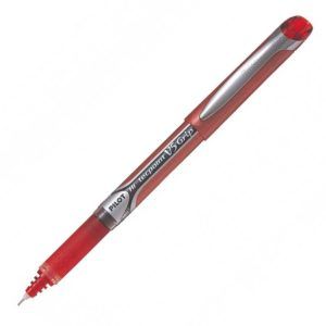 PILOT | Bolígrafo Tinta Líquida 0.5 mm V5 HI-TECPOINT Grip – Rojo