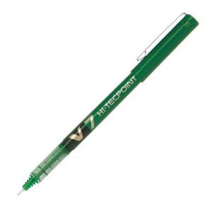 PILOT | Bolígrafo Tinta Líquida 0.7 mm V7 HI-TECPOINT – Verde