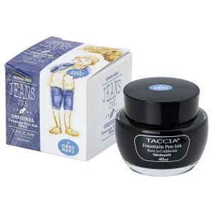 TACCIA | SUNAO-IRO Tintero Vidrio 40 ml JEANS - Gray Navy