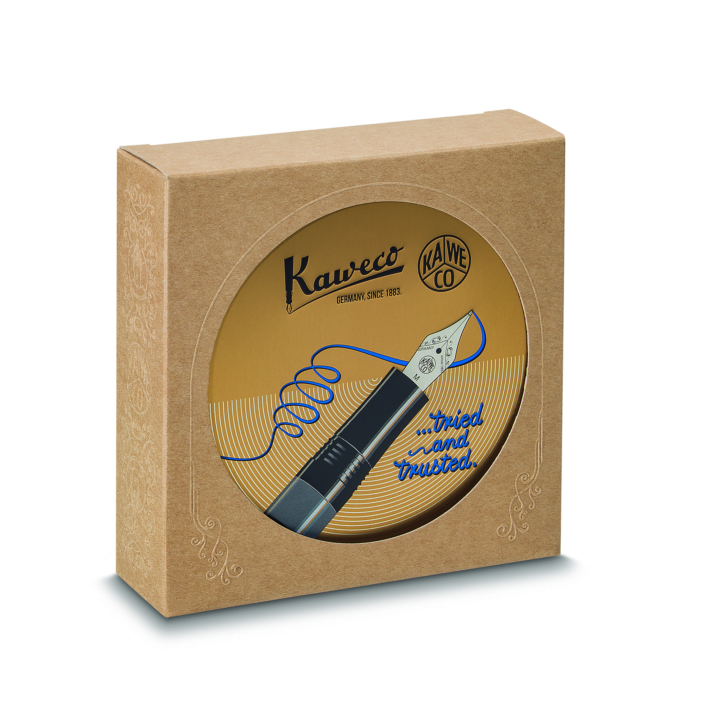 KAWECO | Set Pluma Estilográfica AL SPORT PISTON - Starter Set Black - Imagen 4