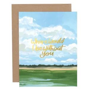 1CANOE2 | Tarjeta Agradecimiento - Without You Landscape