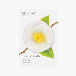 APPREE | Notas Adhesivas Vegetales (20) - Camelia blanca
