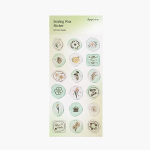 APPREE | Pegatinas sello cera SEALING WAX - Green