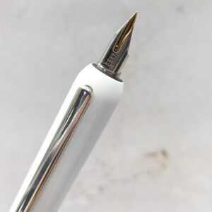 LAMY | Pluma Estilográfica Retráctil DIALOG 3 - ORO 14K - Pianowhite
