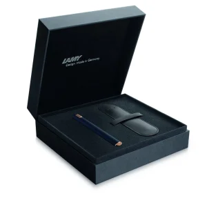 LAMY | Pluma Estilográfica Retráctil Mini DIALOG CC - ORO 14K - Blue