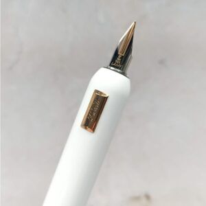 LAMY | Pluma Estilográfica Retráctil Mini DIALOG CC - ORO 14K - White