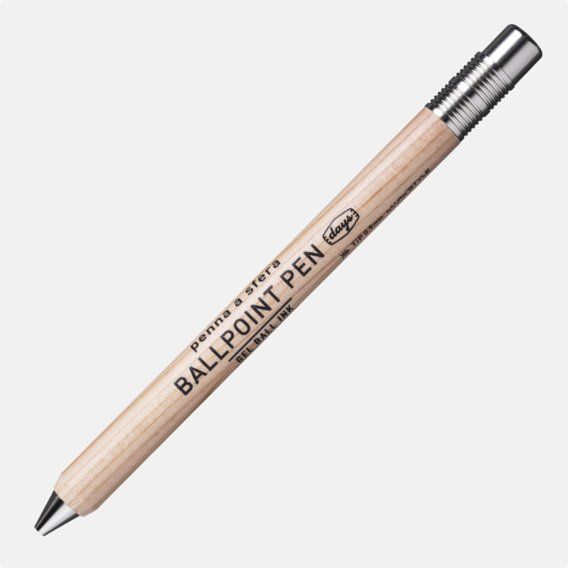 MARK'S Days | Bolígrafo Tinta Gel 0.5 mm Madera - Natural