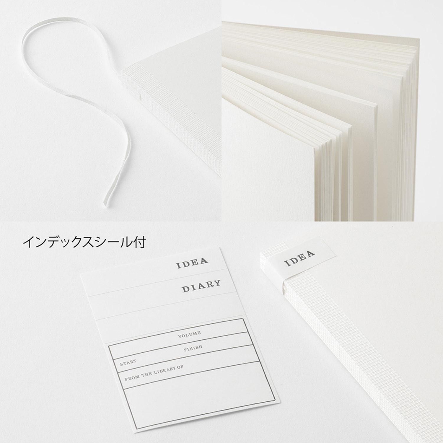 MD PRODUCT | Cuaderno A5 Cuadrado Liso Algodón - Notebook Cotton - Imagen 7
