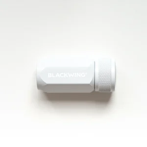 BLACKWING | Sacapuntas un paso Aluminio - Blanco Metalizado (Punta larga)
