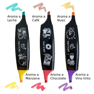 KOBARU | Pack 3 Subrayadores dobles Aromáticos TAPIR x Nagaki Perm - Black