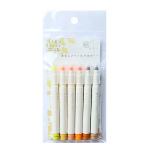 KOBARU | Set 6 Rotuladores Dot MARU LINER - Morning Glow