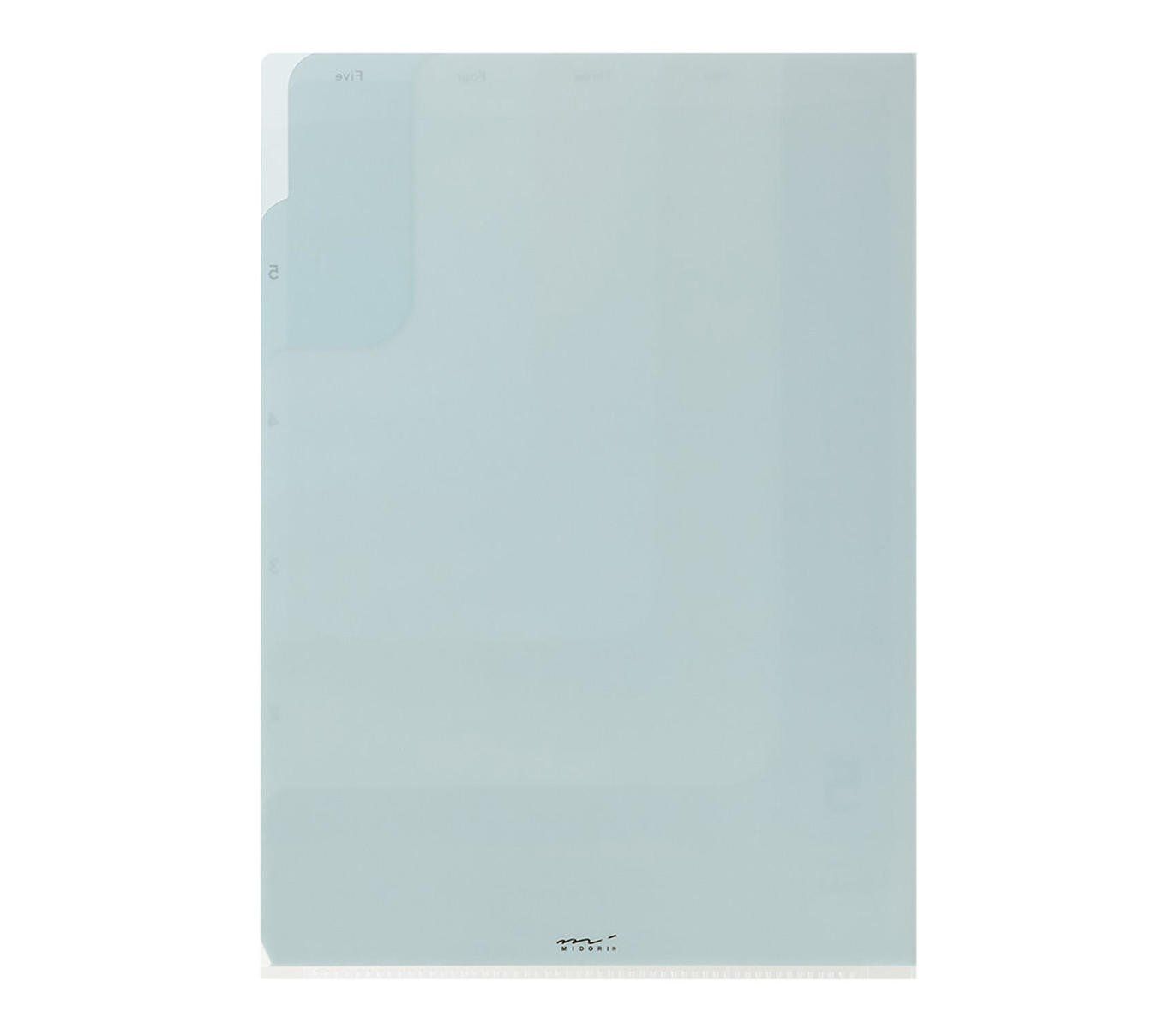 MIDORI | Archivador 5 fundas transparentes A4 - 2 Way Beige - Imagen 4